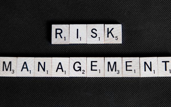 Scrabble letters spelling out Risk Management