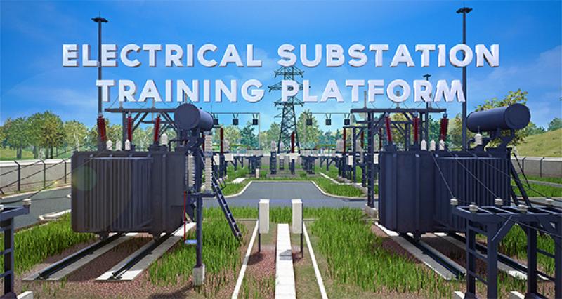 Electrical substation training platform