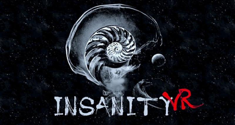 Fossil inside brain stem. Text 'Insanity VR'.