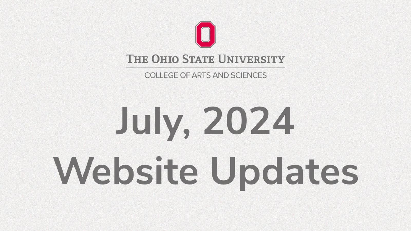 july 2024 website updates