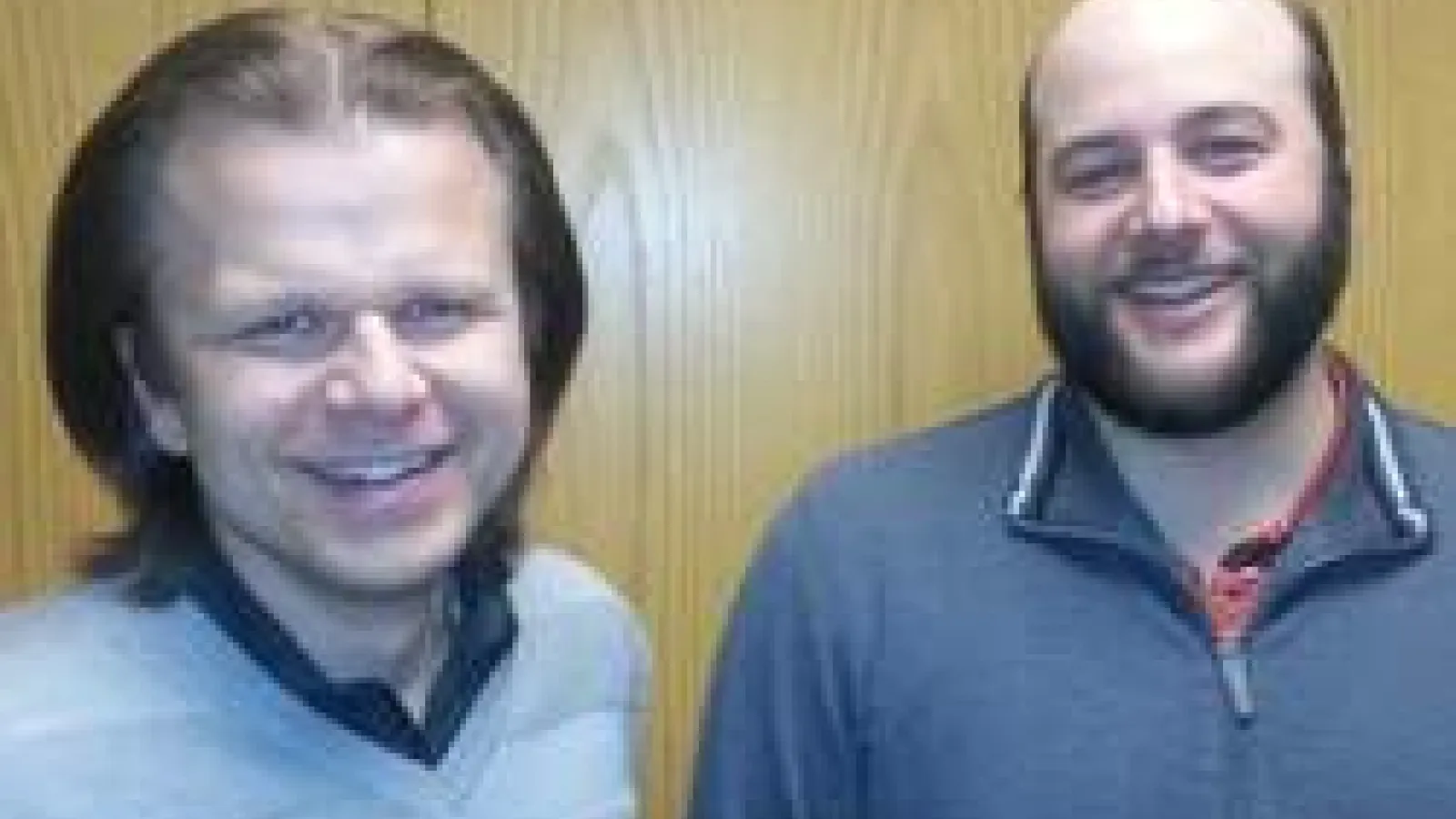 Roger Hathaway and Rob Lindberg, ASCTech staffers and musicians