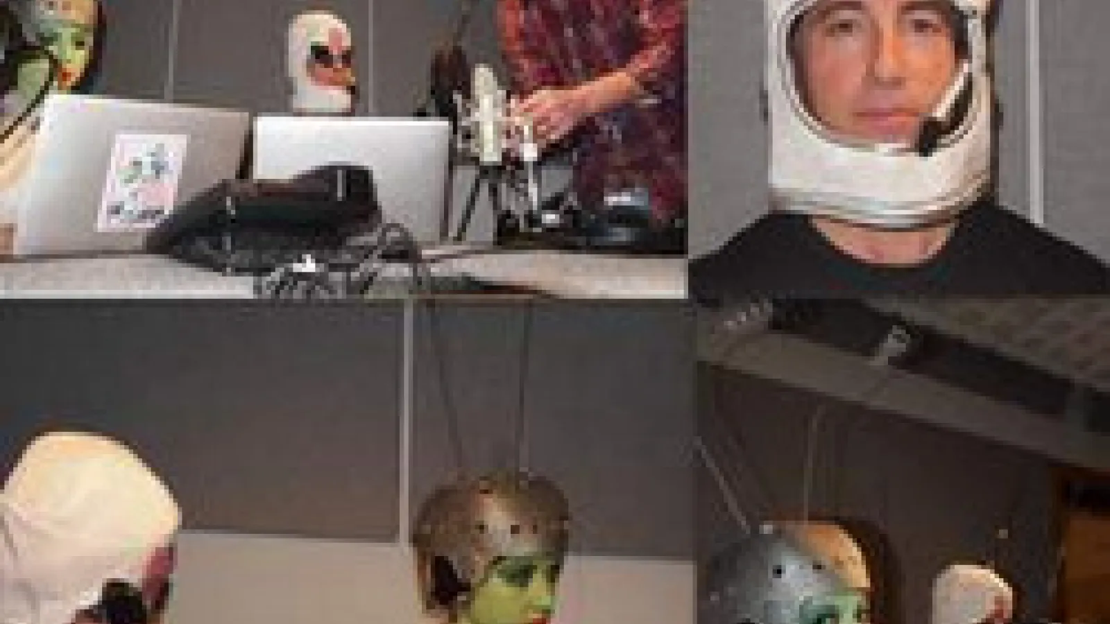ASC Professors Frederick Aldama and Paloma Martinez-Cruz in costume