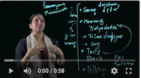 Still from lightboard video