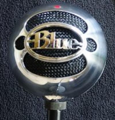 Blue brand microphone