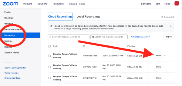 How to make Zoom recordings downloadable | Instructional and Research