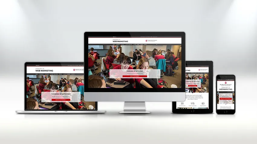 Screenshots of websites