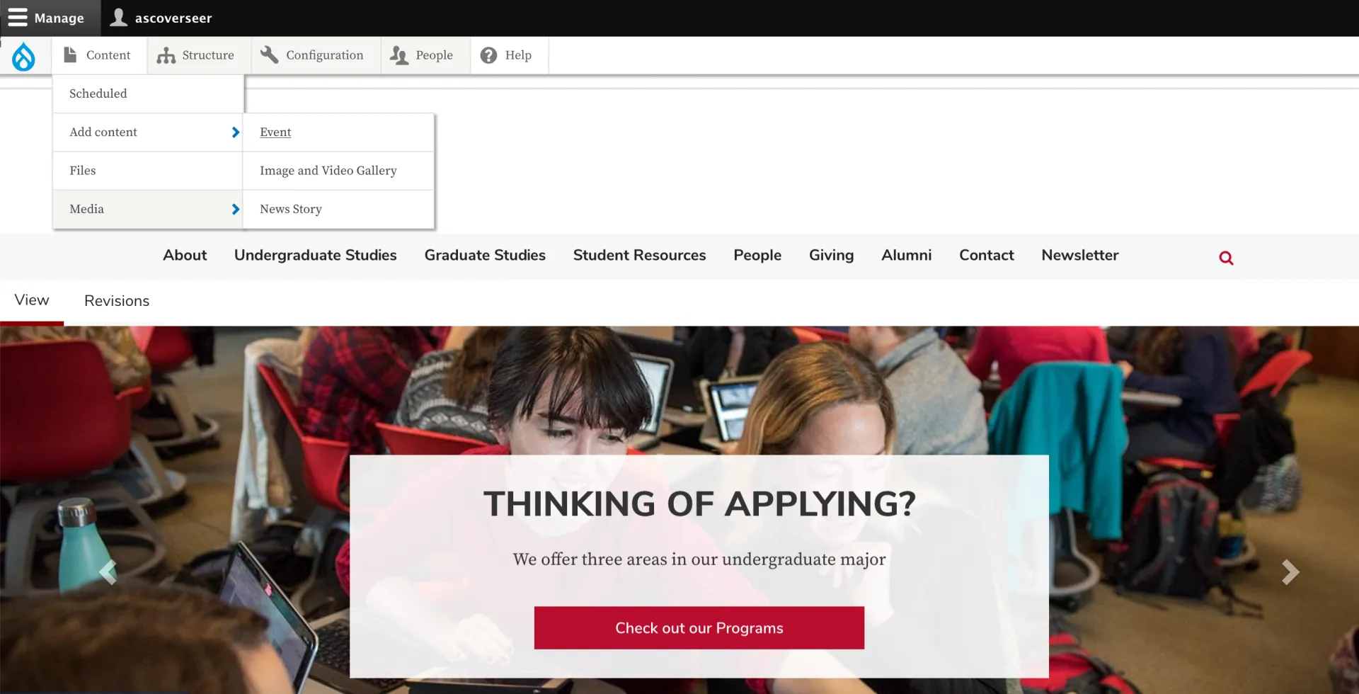 Editing options in Drupal for content editors