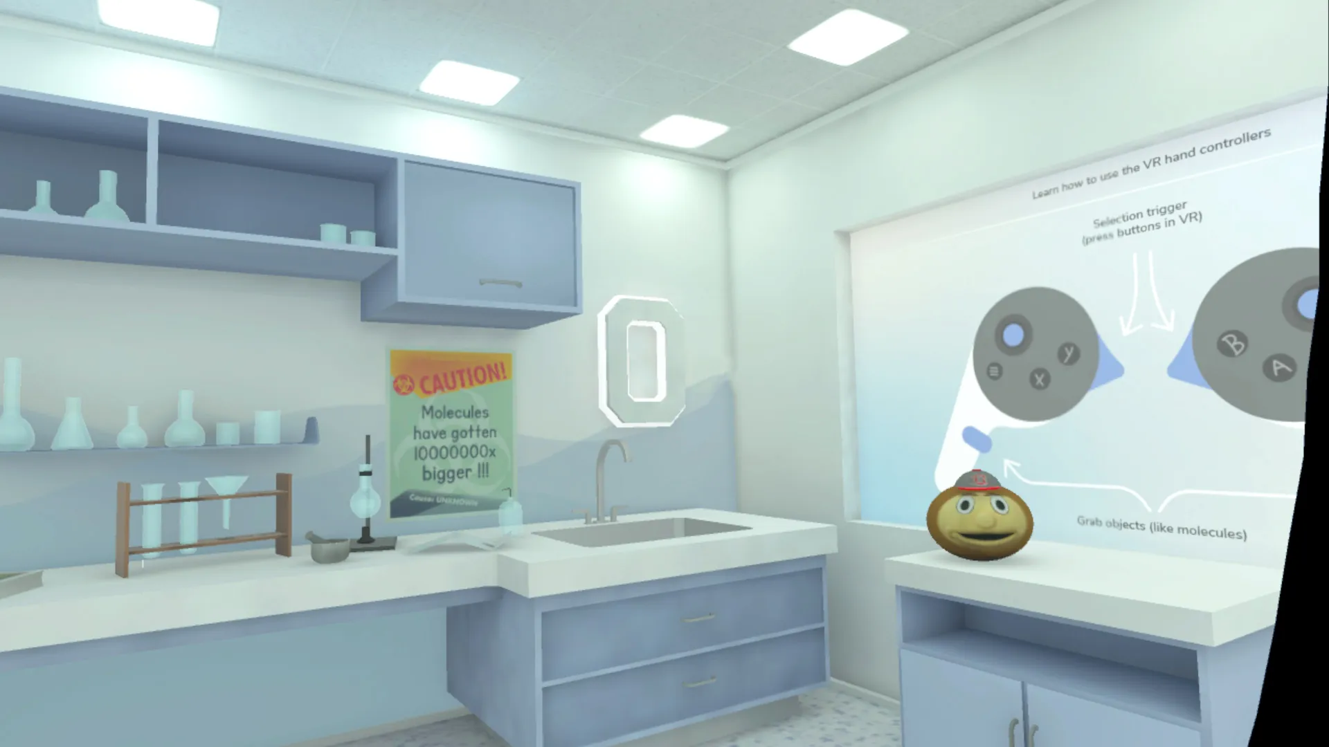 A virtual lab environment in VR