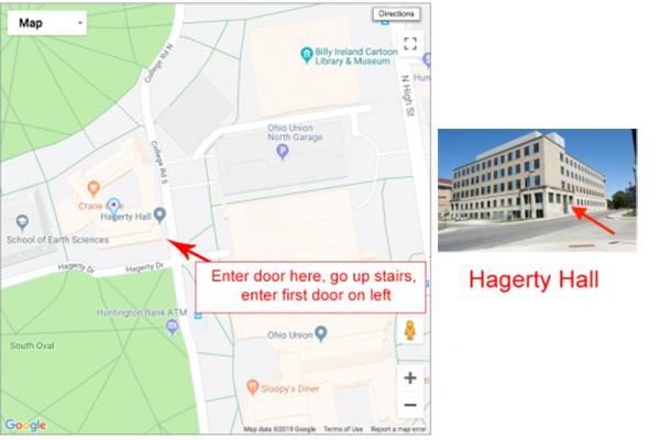 600x400 Map of Hagerty Hall